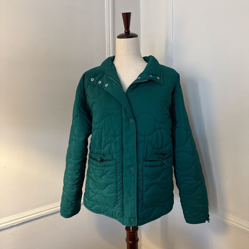 Talbots Emerald Quilted Jacket